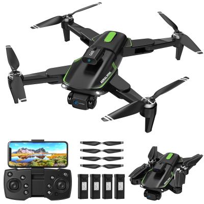 Drone with Camera 4k for Adults, Dual HD Cameras 90°Adjustable Lens, Brushless Motor, Optical Flow Positioning, Headless Mode, 12.6*11*2.8in