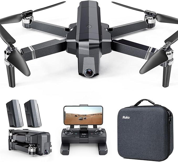 Ruko F11PRO 4K Drone, 60 Min Flight, GPS, FAA Remote ID, Black