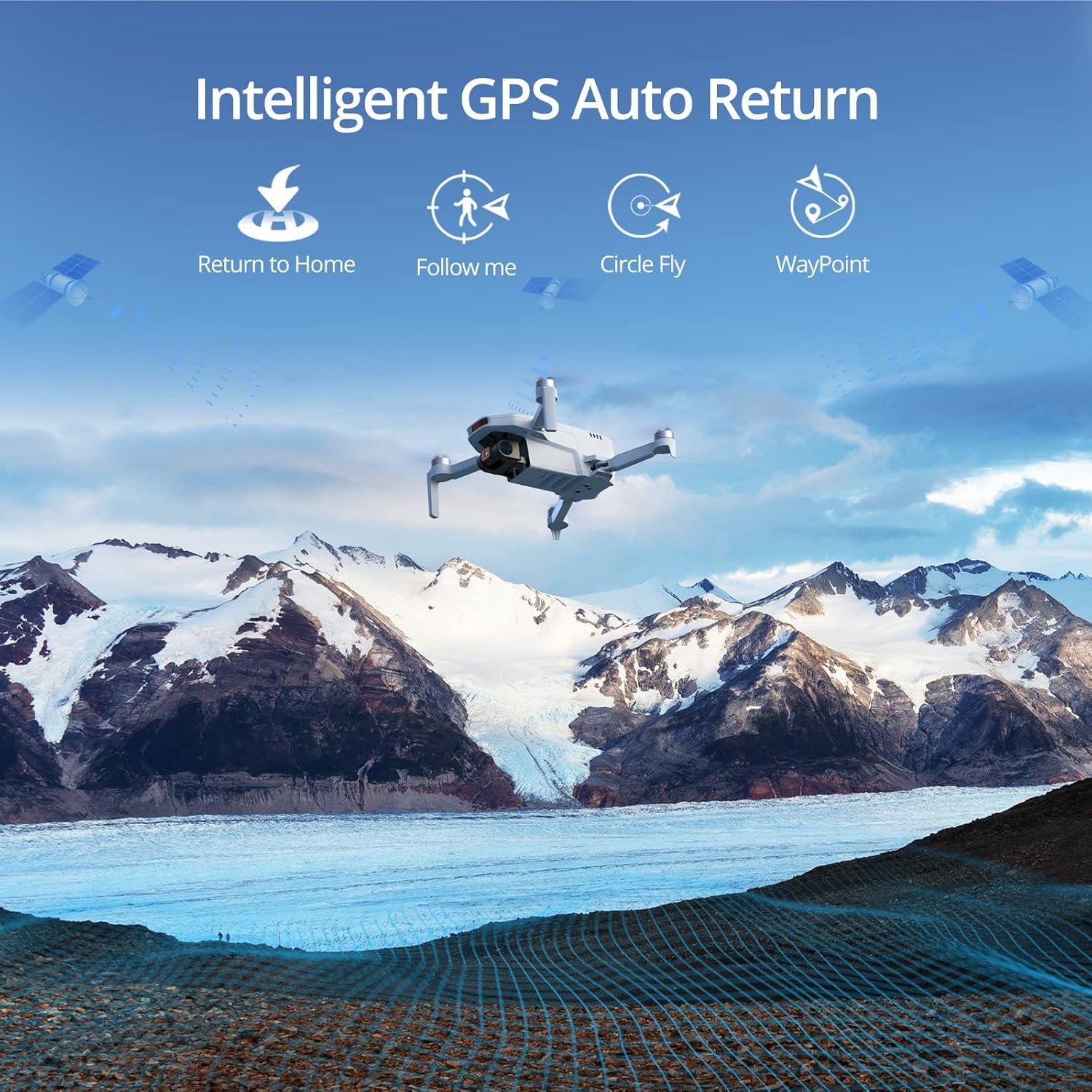 Potensic ATOM SE 4K GPS Drone, 62 Min Flight, Under 249g, Foldable, Auto Return