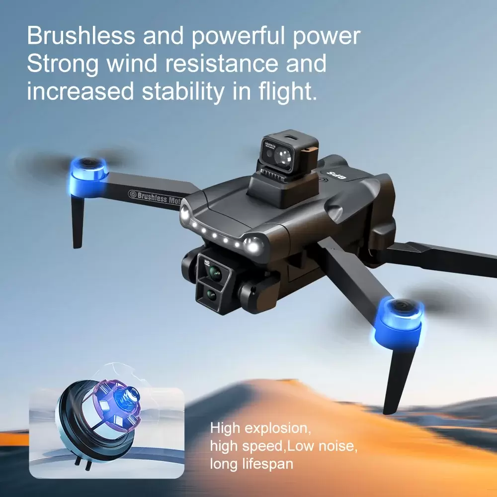 V198 GPS Drone: 8K Camera, 5G WiFi, Obstacle Avoidance, Foldable